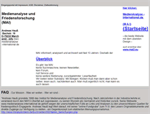Tablet Screenshot of medienanalyse-international.de